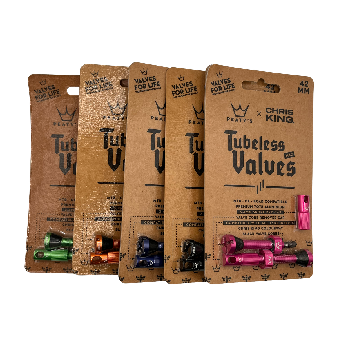 Peaty's x Chris King Tubeless MK2 Valves image 0